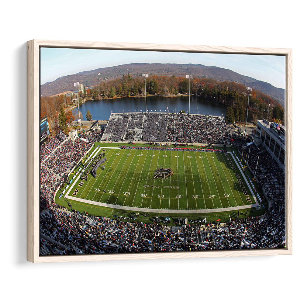 Michie Stadium, Stadium Canvas, Sport Art, Framed Canvas Print Wall Art, Floating Frame