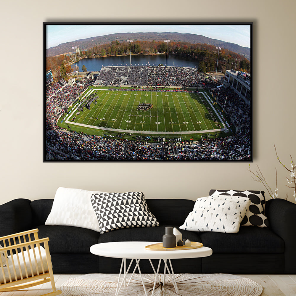 Michie Stadium, Stadium Canvas, Sport Art, Framed Canvas Print Wall Art, Floating Frame