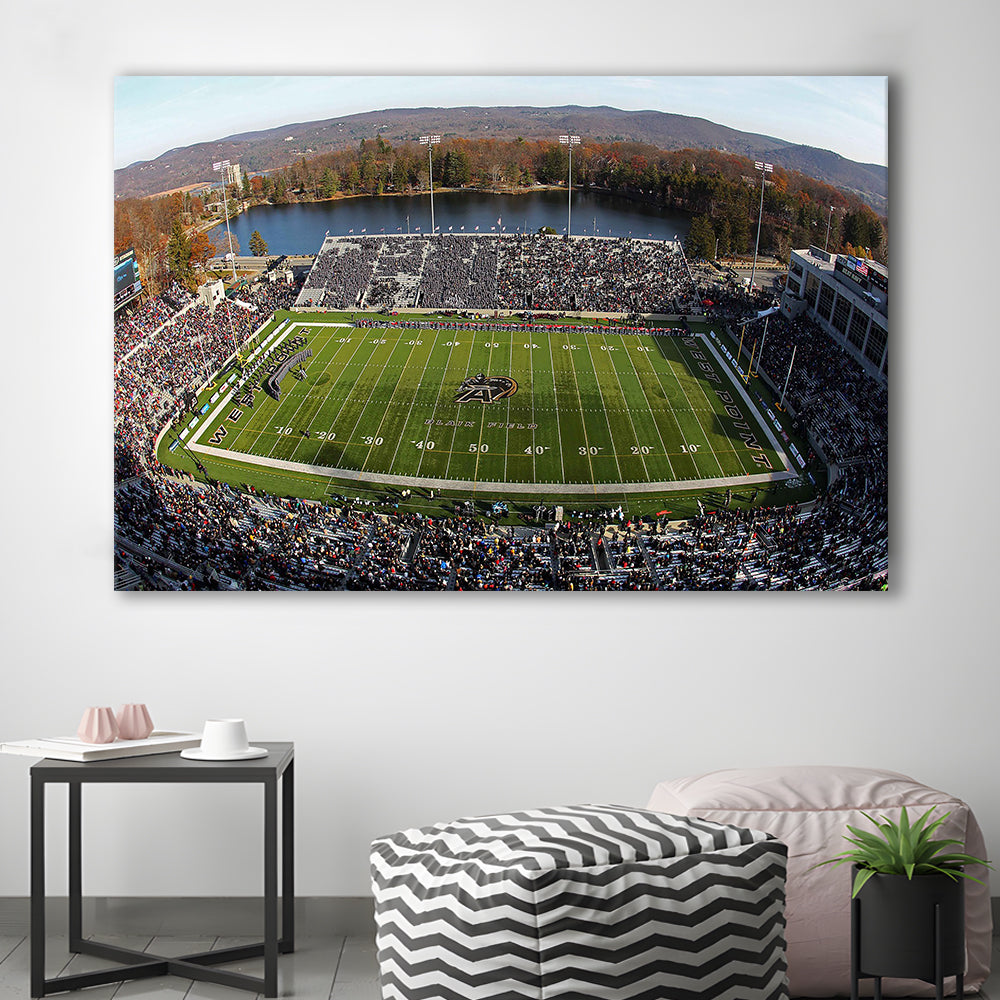 Michie Stadium, Stadium Canvas, Sport Art, Gift for him, Man Cave Decor, Art Print, Canvas Print Wall Art