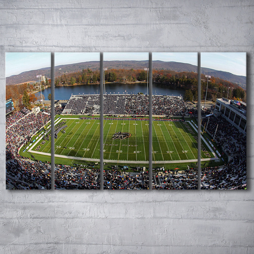 Michie Stadium, Stadium Canvas, Sport Art, 5 Panel B, Extra Large Canvas, Canvas Print Wall Art
