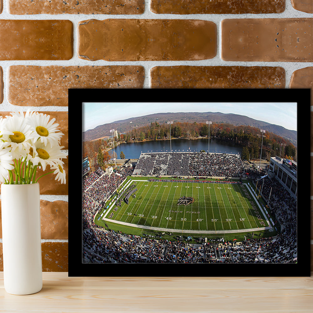 Michie Stadium, Stadium Canvas, Sport Art, Gift for him, Framed Art Print Wall Decor, Picture Framed