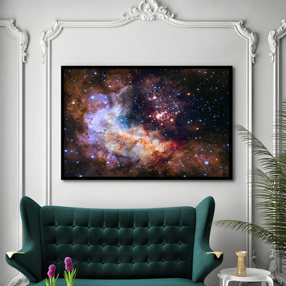 Milky Way decor, Milky way gift set Milky way canvas print , Framed Art Print Wall Decor, Picture Framed