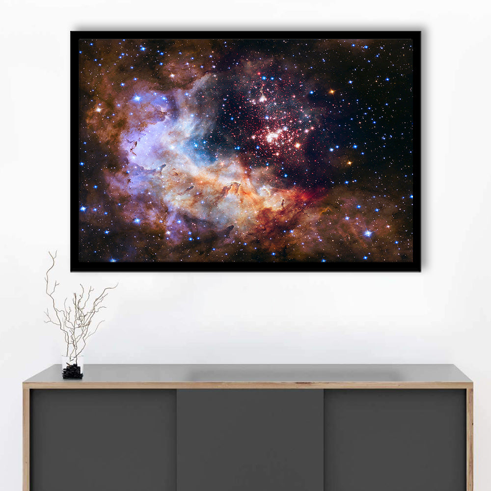 Milky Way decor, Milky way gift set Milky way canvas print , Framed Art Print Wall Decor, Picture Framed