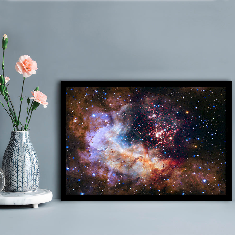 Milky Way decor, Milky way gift set Milky way canvas print , Framed Art Print Wall Decor, Picture Framed