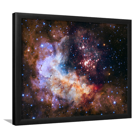 Milky Way decor, Milky way gift set Milky way canvas print , Framed Art Print Wall Decor, Picture Framed