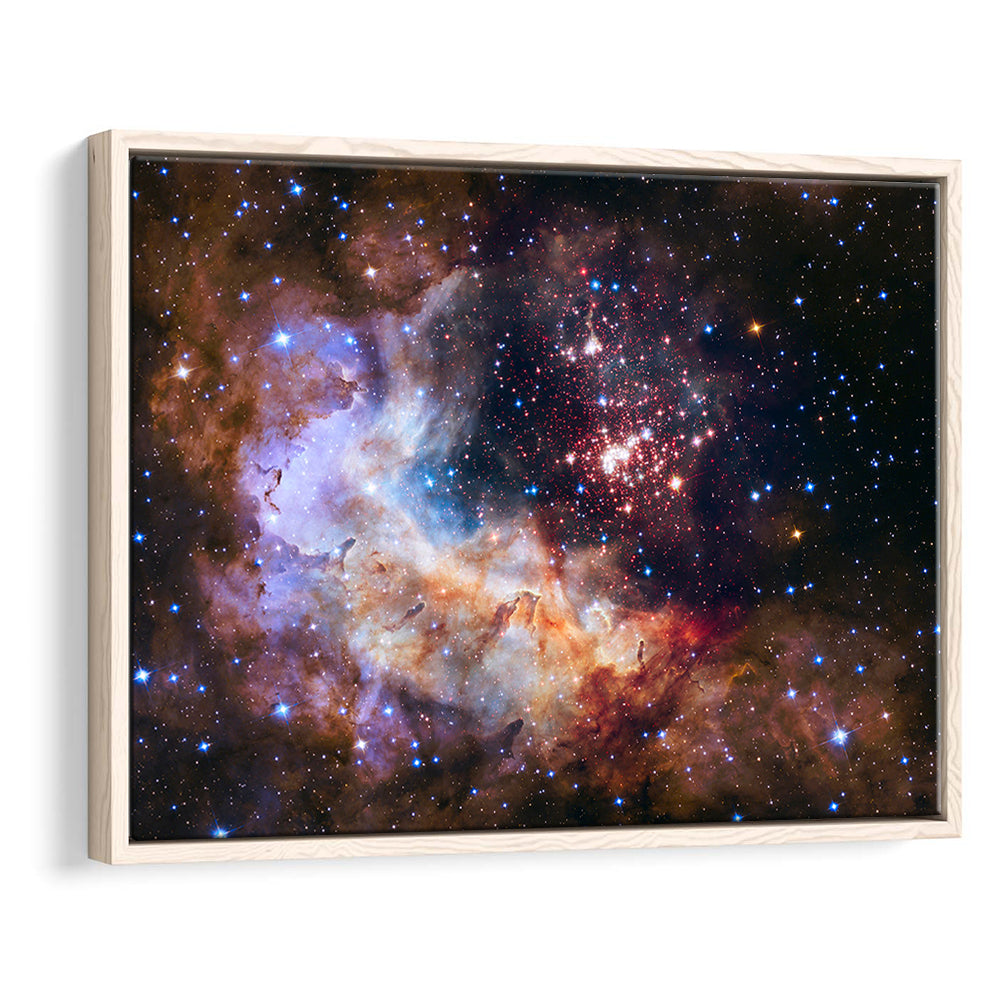 Milky Way Decor, Milky Way Gift Set Milky Way Canvas Print , Framed Canvas Print Wall Art, Floating Frame