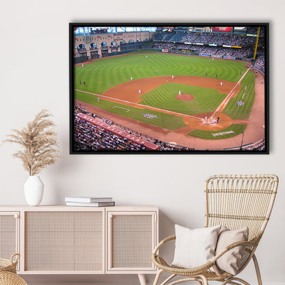 Minute Maid Park Hill, Stadium Canvas, Sport Art, Framed Canvas Print Wall Art, Floating Frame