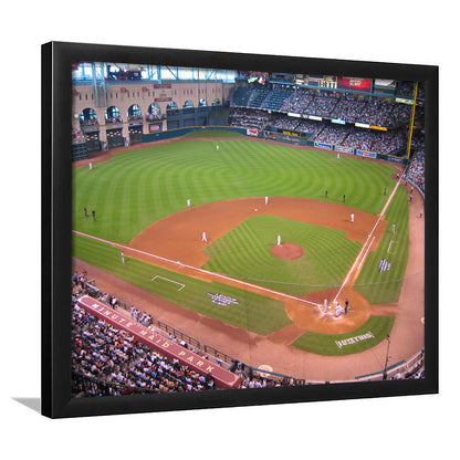 Minute Maid Park Hill, Stadium Canvas, Sport Art, Gift for him, Framed Art Print Wall Decor, Picture Framed