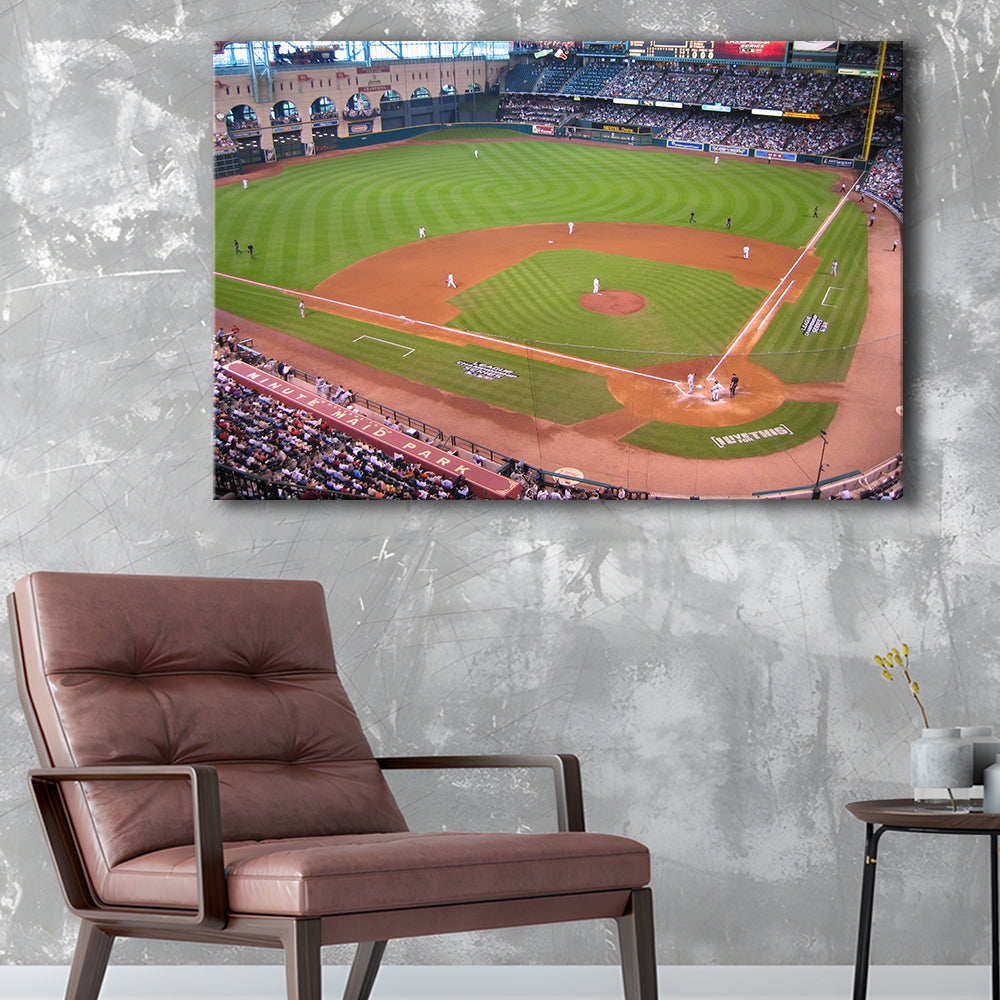 Minute Maid Park Hill, Stadium Canvas, Sport Art, Gift for him, Man Cave Decor, Art Print, Canvas Print Wall Art