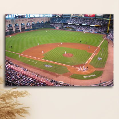 Minute Maid Park Hill, Stadium Canvas, Sport Art, Gift for him, Man Cave Decor, Art Print, Canvas Print Wall Art