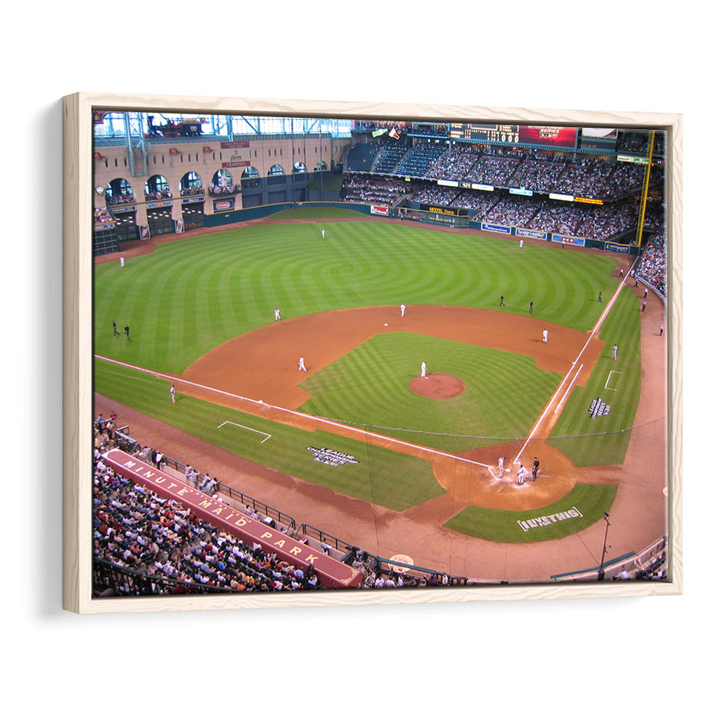 Minute Maid Park Hill, Stadium Canvas, Sport Art, Framed Canvas Print Wall Art, Floating Frame