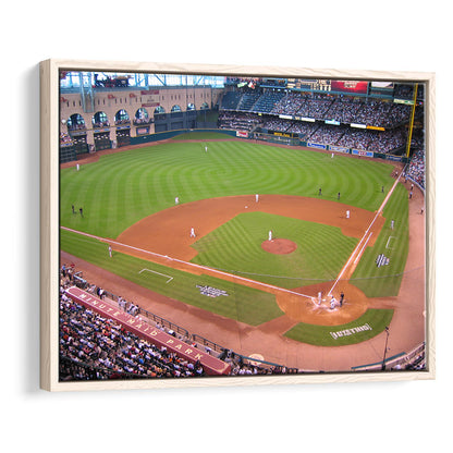Minute Maid Park Hill, Stadium Canvas, Sport Art, Framed Canvas Print Wall Art, Floating Frame