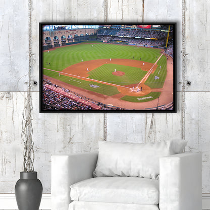 Minute Maid Park Hill, Stadium Canvas, Sport Art, Framed Canvas Print Wall Art, Floating Frame