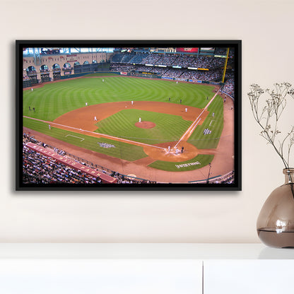 Minute Maid Park Hill, Stadium Canvas, Sport Art, Framed Canvas Print Wall Art, Floating Frame