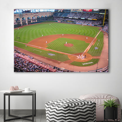Minute Maid Park Hill, Stadium Canvas, Sport Art, Gift for him, Man Cave Decor, Art Print, Canvas Print Wall Art