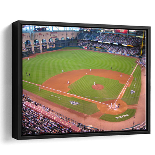 Minute Maid Park Hill, Stadium Canvas, Sport Art, Framed Canvas Print Wall Art, Floating Frame