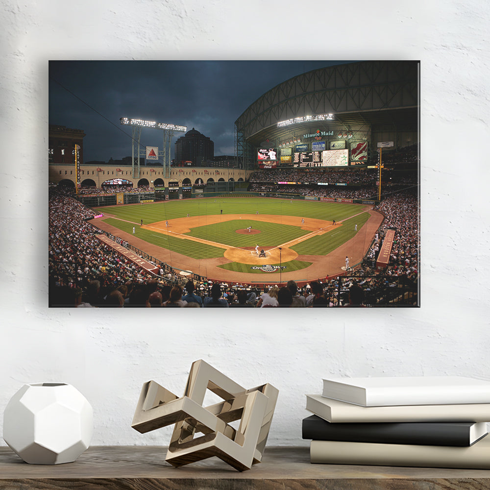 Minute Maid Park Stadium, Stadium Canvas, Sport Art, Gift for him, Man Cave Decor, Art Print, Canvas Print Wall Art