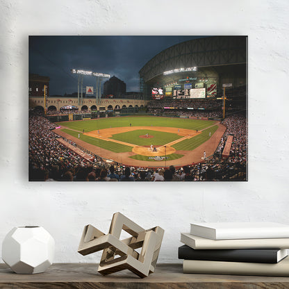 Minute Maid Park Stadium, Stadium Canvas, Sport Art, Gift for him, Man Cave Decor, Art Print, Canvas Print Wall Art