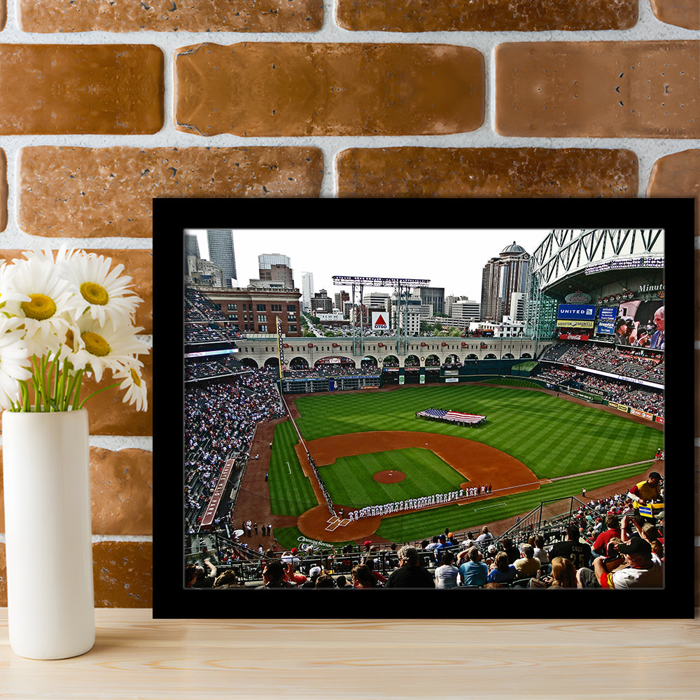 Minute Maid Park in Texas, Stadium Canvas, Sport Art, Gift for him, Framed Art Print Wall Decor, Picture Framed