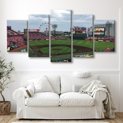 Miyagi Baseball Stadium, Stadium Canvas, Sport Art, Gift for him, 5 Panel, Large Canvas, Canvas Print Wall Art