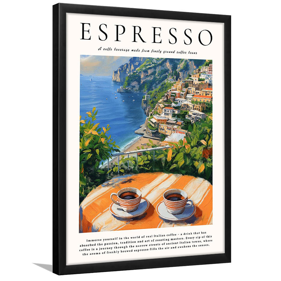 Modern Coffee  Print, Italian Espresso Print, Retro Coffee Art, Vintage Food And Drink, Framed Art Print, Fine Art Print