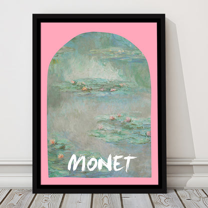 Monet Water Lilies Print, Art Print,, Gallery Wall Print, Framed Canvas Prints Wall Art