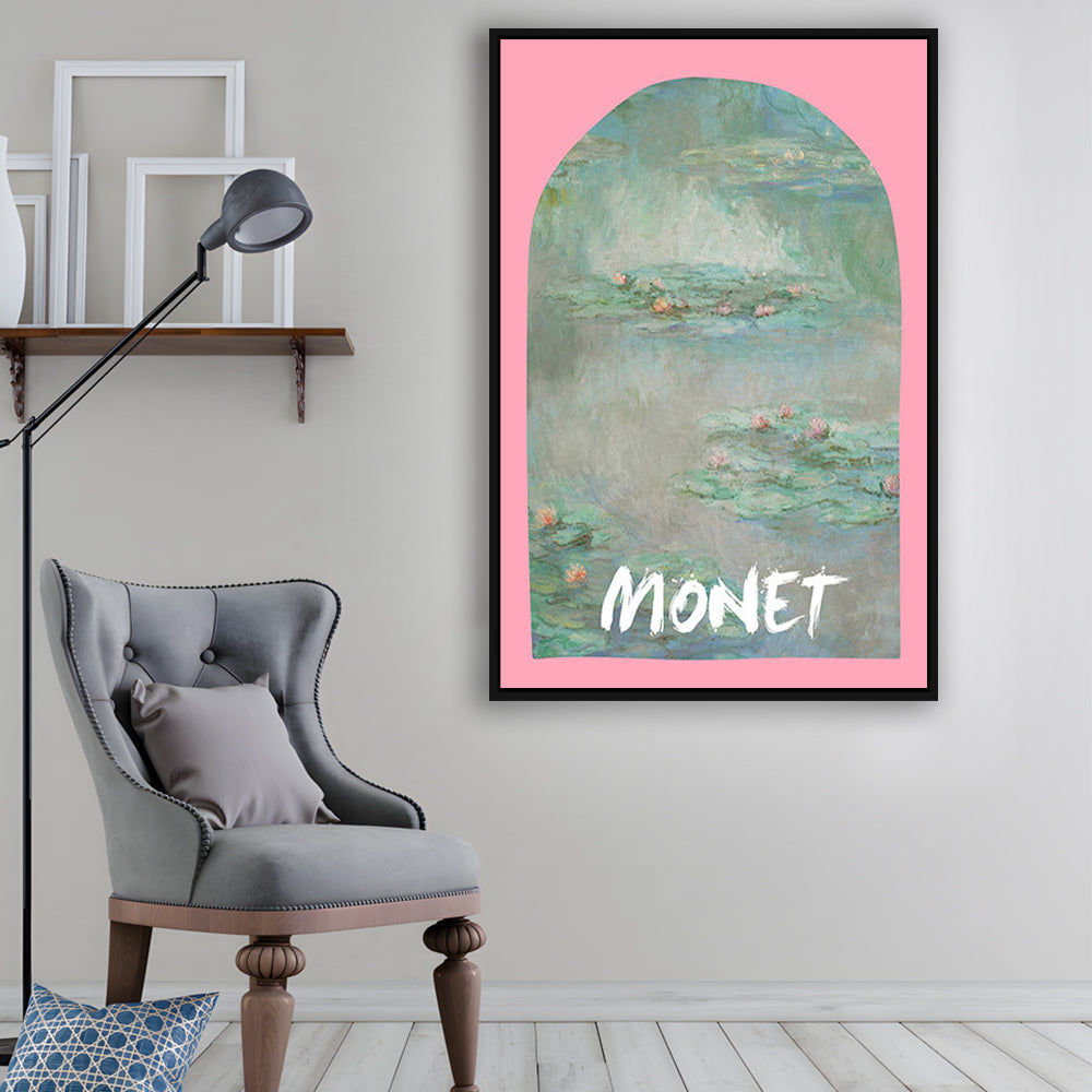 Monet Water Lilies Print, Art Print,, Gallery Wall Print, Framed Canvas Prints Wall Art