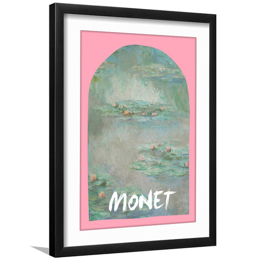 Monet Water Lilies Print, Art Print, Gallery Wall Print, Framed Art Prints White Border Wall Decor