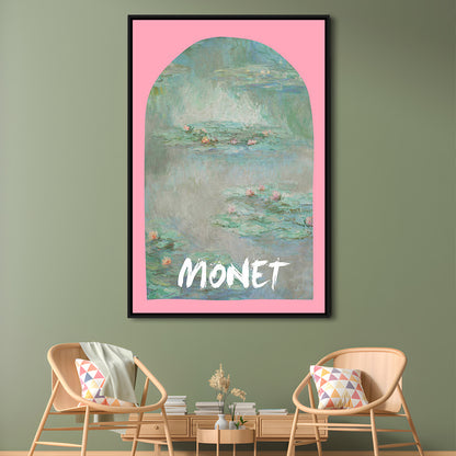 Monet Water Lilies Print, Art Print,, Gallery Wall Print, Framed Canvas Prints Wall Art