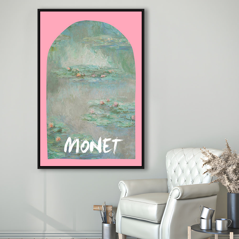 Monet Water Lilies Print, Art Print,, Gallery Wall Print, Framed Canvas Prints Wall Art