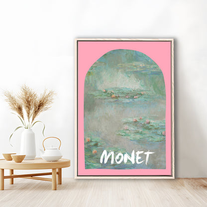 Monet Water Lilies Print, Art Print,, Gallery Wall Print, Framed Canvas Prints Wall Art
