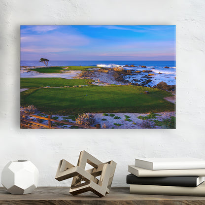 Monterrey Peninsula Country Club, Dunes Course Hole 14, Golf Art Print,Gifts Golf Lover