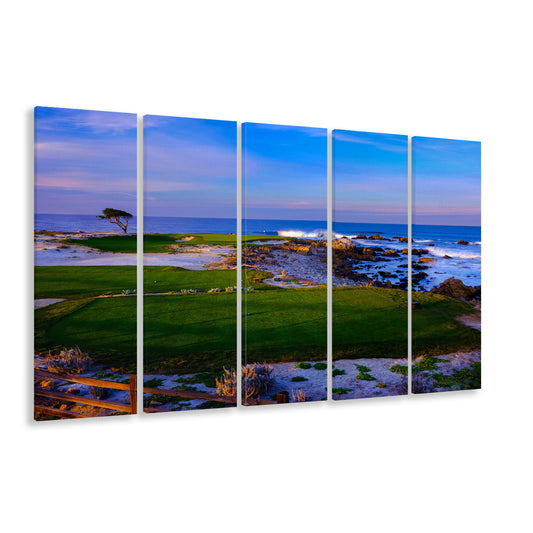 Monterrey Peninsula Country Club, Dunes Course Hole 14, Golf Art Print, Extra Large Canvas Print Wall Art