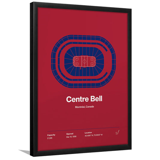 Montreal Canadiens Stadium Print, Centre Bell Arena Stadium Wall Art, Gifts for him, Sport Art, Framed Art Print Wall Decor