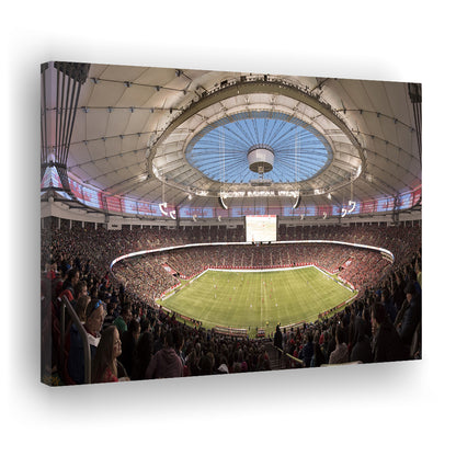 Montreal Impact Olympic Stadium, Stadium Canvas, Sport Art, Gift for him, Man Cave Decor, Art Print, Canvas Print Wall Art