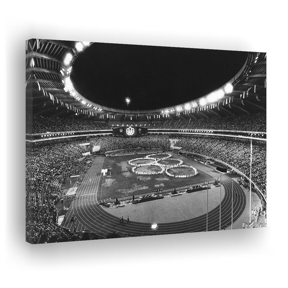 Montreal Olympic Stadium, Stadium Canvas, Sport Art, Gift for him, Man Cave Decor, Art Print, Canvas Print Wall Art