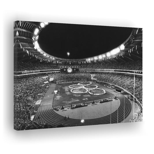 Montreal Olympic Stadium, Stadium Canvas, Sport Art, Gift for him, Man Cave Decor, Art Print, Canvas Print Wall Art