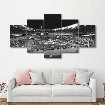Montreal Olympic Stadium, Stadium Canvas, Sport Art, Gift for him, 5 Panel, Large Canvas, Canvas Print Wall Art