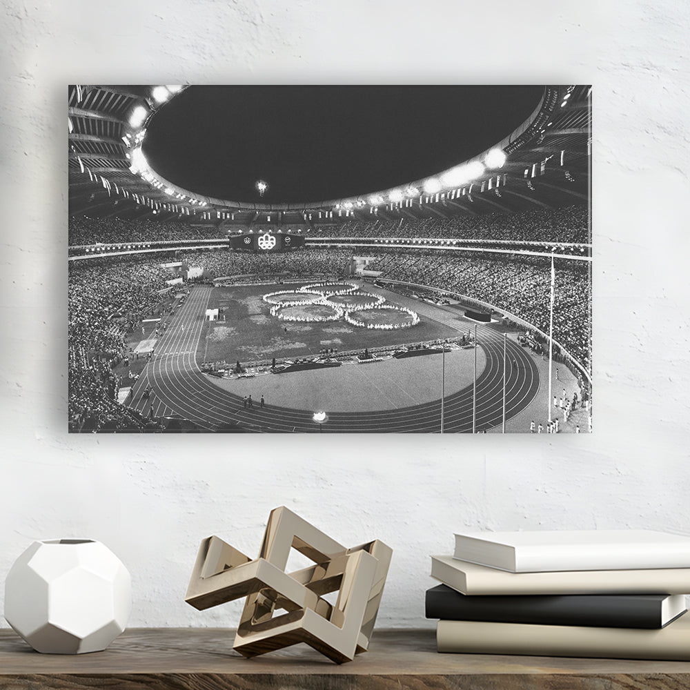 Montreal Olympic Stadium, Stadium Canvas, Sport Art, Gift for him, Man Cave Decor, Art Print, Canvas Print Wall Art