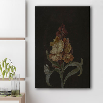 Moody Vintage Dark Academia Flower Print Dark Floral Still Life Oil Painting Antique Instant Canvas Print Wall Art,
