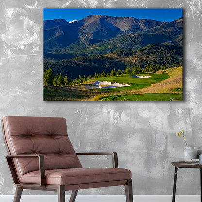 Moonlight Basin Golf Club, The Reserve Course Hole 11, Montana, Golf Art Print,Gifts Golf Lover