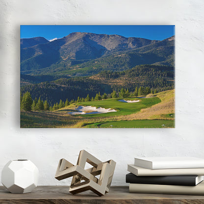 Moonlight Basin Golf Club, The Reserve Course Hole 11, Montana, Golf Art Print,Gifts Golf Lover