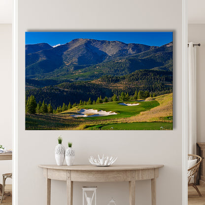 Moonlight Basin Golf Club, The Reserve Course Hole 11, Montana, Golf Art Print,Gifts Golf Lover