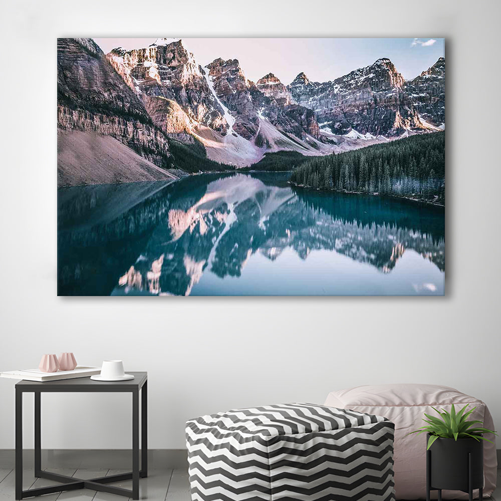 Moraine Lake Canvas Print, Moraine Lake Wall Decor, Banff National Park Poster, Lake Artwork, Cavas Print Wall Art Hom Decor