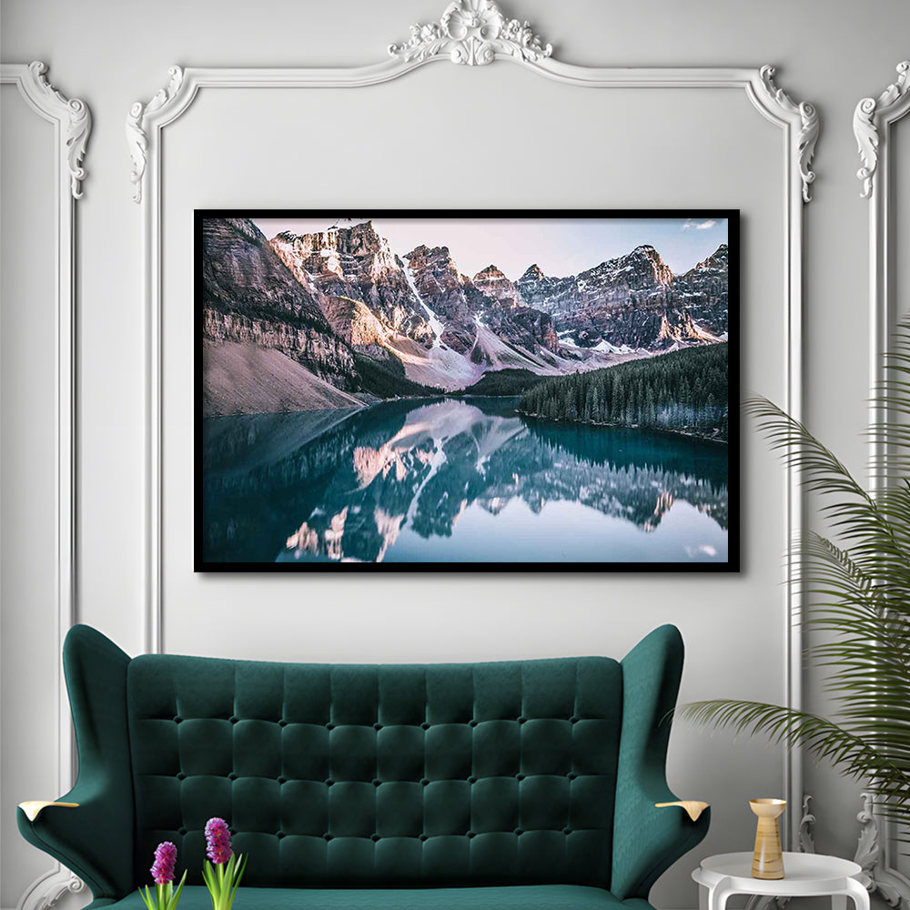 Moraine Lake Art Prints, Moraine Lake Wall Decor, Banff National Park Poster, Framed Art Print, Picture Framed
