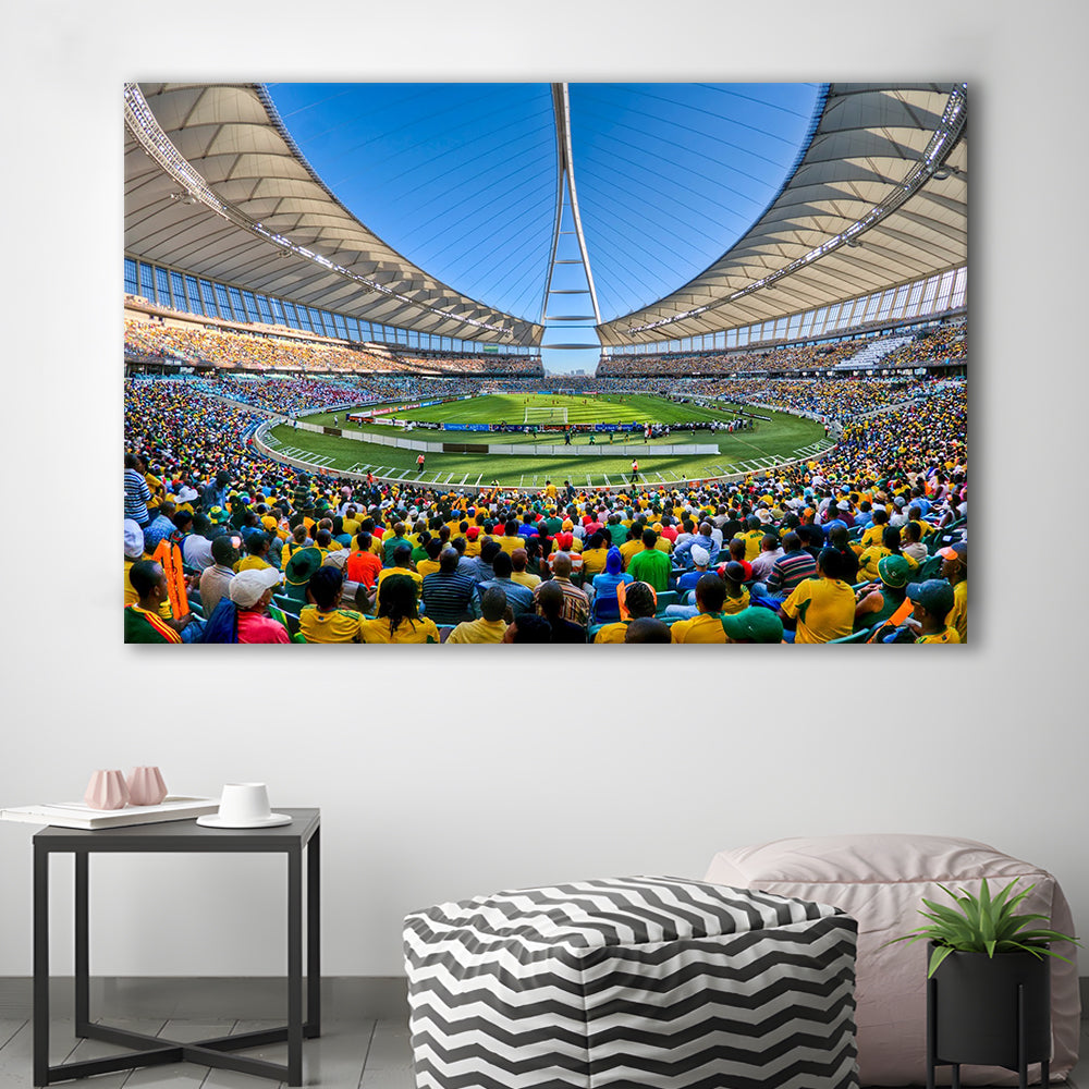 Moses Mabhida Stadium, Stadium Canvas, Sport Art, Fan Gifts, Man Cave Decor, Art Print, Canvas Print Wall Art
