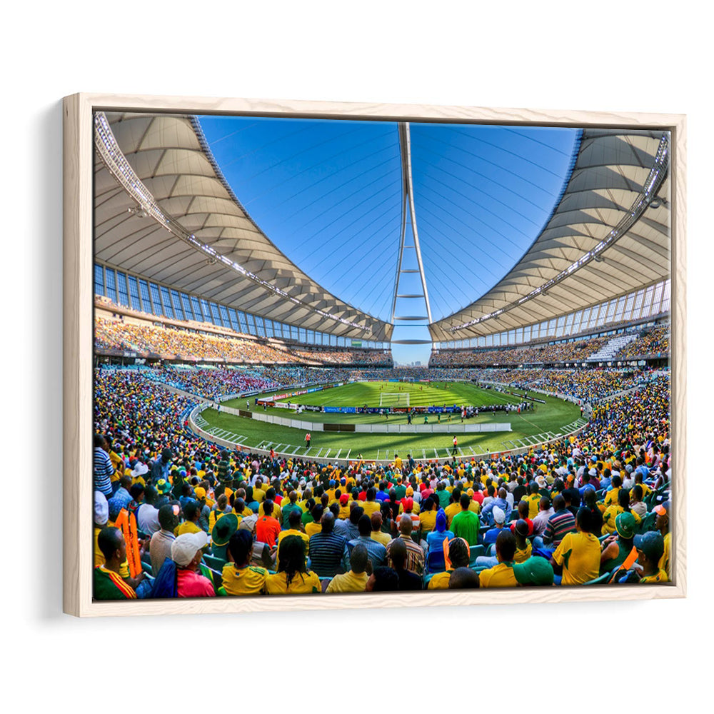 Moses Mabhida Stadium, Stadium Canvas, Sport Art, Fan Gifts, Framed Canvas Print Wall Art, Floating Frame