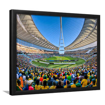 Moses Mabhida Stadium, Stadium Canvas, Sport Art, Fan Gifts, Framed Art Print Wall Decor, Picture Framed
