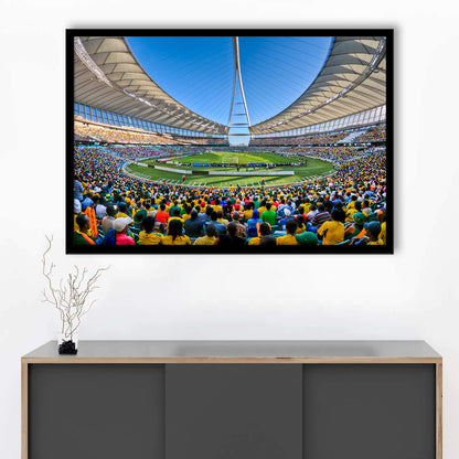 Moses Mabhida Stadium, Stadium Canvas, Sport Art, Fan Gifts, Framed Art Print Wall Decor, Picture Framed