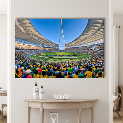Moses Mabhida Stadium, Stadium Canvas, Sport Art, Fan Gifts, Man Cave Decor, Art Print, Canvas Print Wall Art